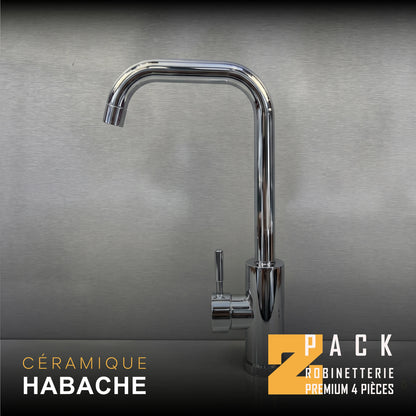 Pack Z – Colonne de Douche MODIX & Robinetterie Salle de Bain et Cuisine