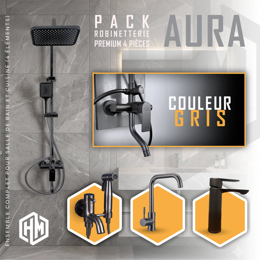 pack AURA 4 article ( 03 couleurs disponible )