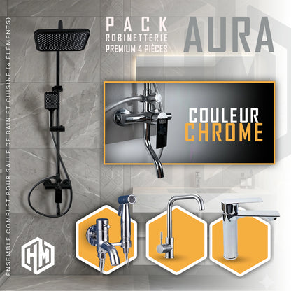 pack AURA 4 article ( 03 couleurs disponible )