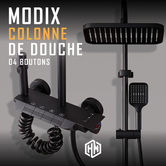 MODIX – Colonne de douche Aluminium 4 boutons