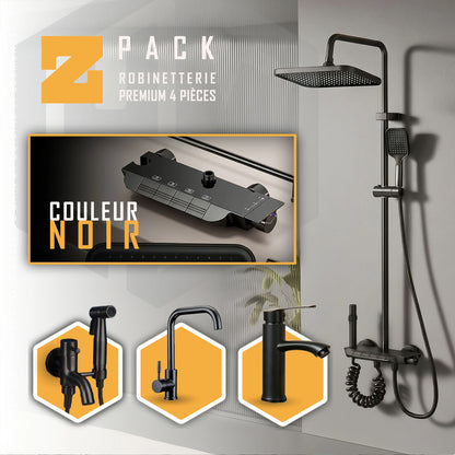 Pack Z – Colonne de Douche MODIX & Robinetterie Salle de Bain et Cuisine