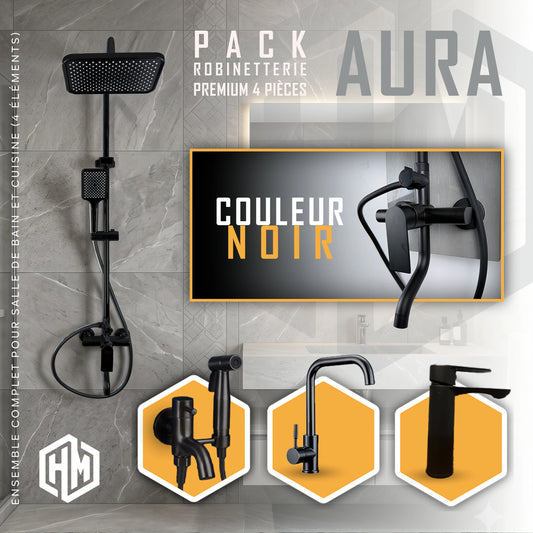 pack AURA 4 article ( 03 couleurs disponible )