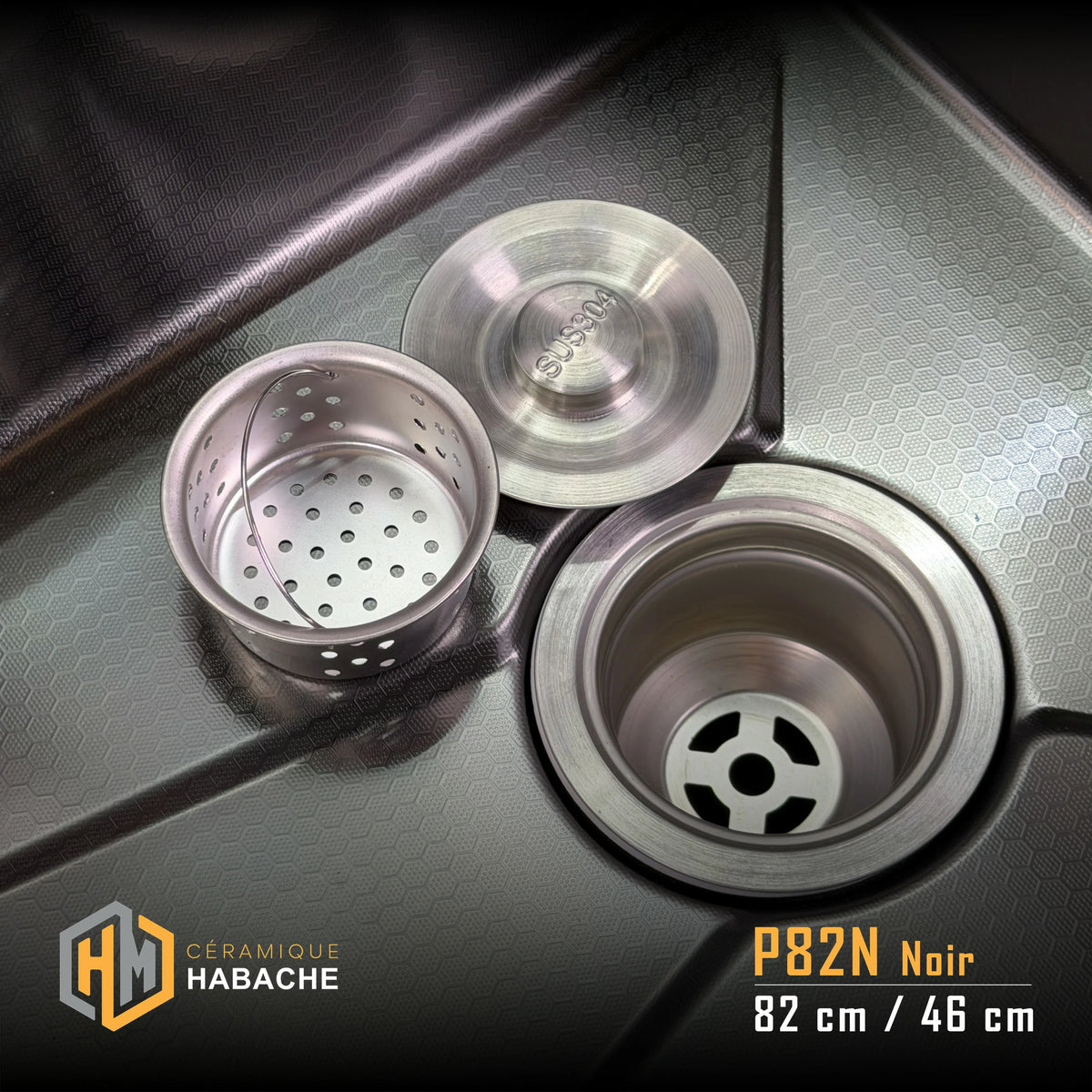 Evier cuisine SWISS-INOX Ref: P INOX 304 + ROBINET