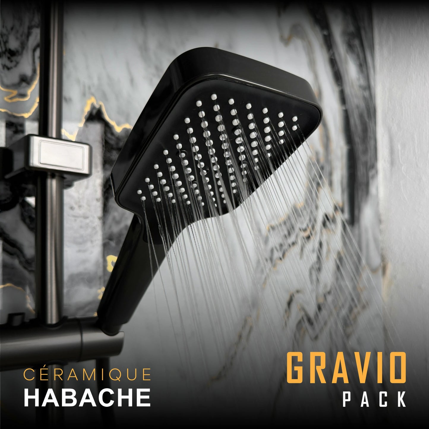pack GRAVIO ( 03 produit Salle de Bain Complète) + cadeau