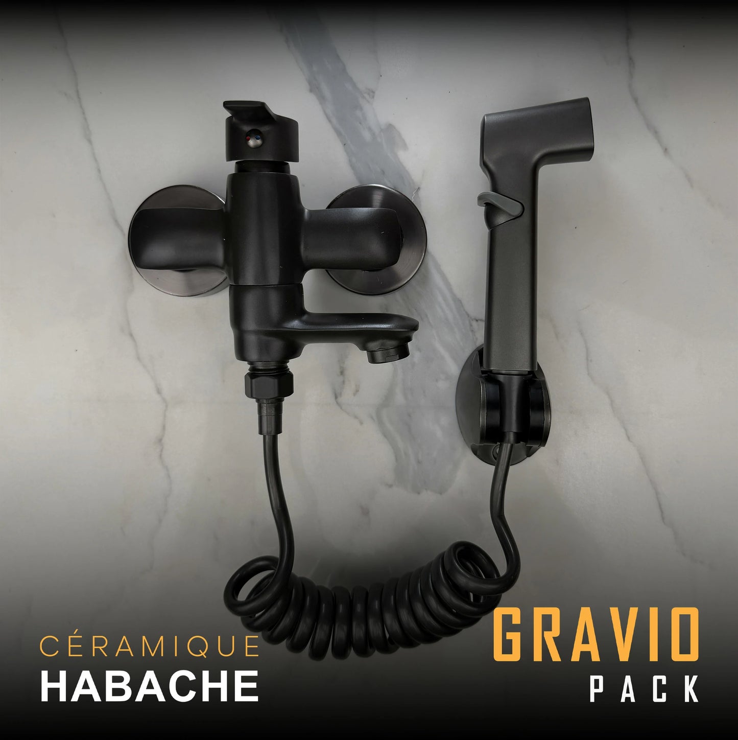 pack GRAVIO ( 03 produit Salle de Bain Complète) + cadeau