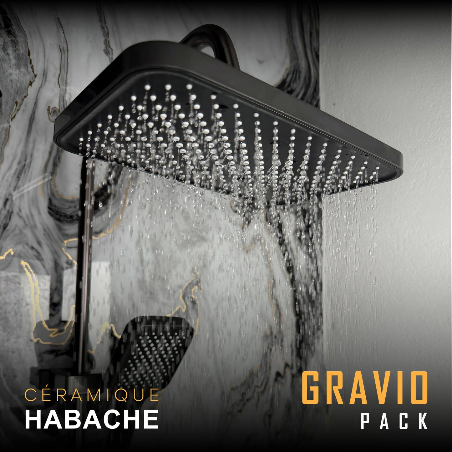 pack GRAVIO ( 03 produit Salle de Bain Complète) + cadeau