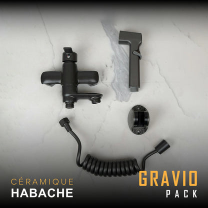 pack GRAVIO ( 03 produit Salle de Bain Complète) + cadeau